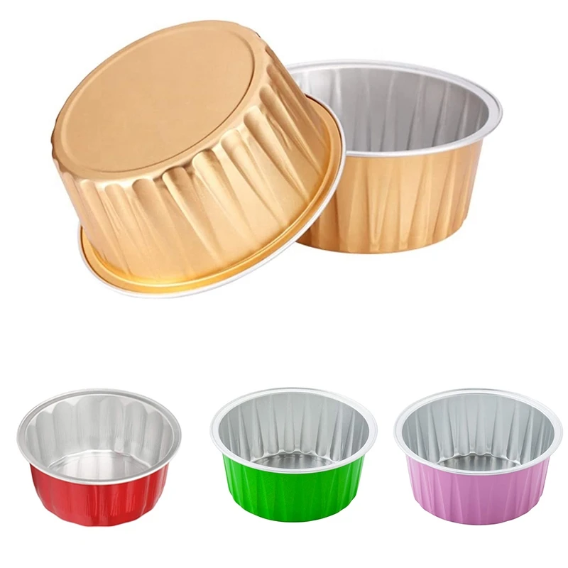 100Pcs 5Oz 125Ml Disposable Cake Baking Cups Muffin Liners Cups Aluminum Foil Cupcake Baking Cups-ABUX
100Pcs 5Oz 125Ml Disposable Cake Baking Cups Muffin Liners Cups Aluminum Foil Cupcake Baking Cups-ABUX