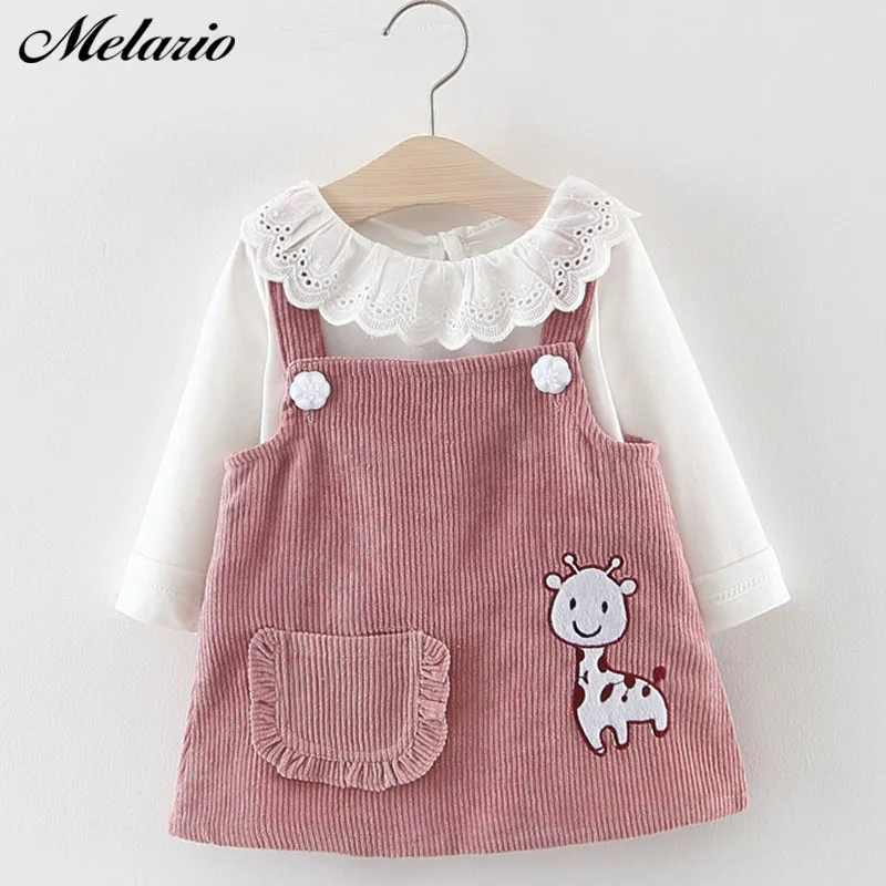 Melario Baby Girl Dress Spring Baby Girl Princess Clothes Cute Girls Long Sleeve T-shirt Tops Cartoon Giraffe Dress 2pcs Suit
Melario Baby Girl Dress Spring Baby Girl Princess Clothes Cute Girls Long Sleeve T-shirt Tops Cartoon Giraffe Dress 2pcs Suit