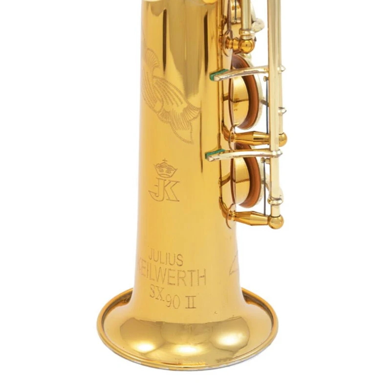 JK Keilwerth SX90II Soprano Saxophone Gold & Black Nickel B flat Soprano Straight with two neck ,case, mouthpiece, reeds
JK Keilwerth SX90II Soprano Saxophone Gold & Black Nickel B flat Soprano Straight with two neck ,case, mouthpiece, reeds