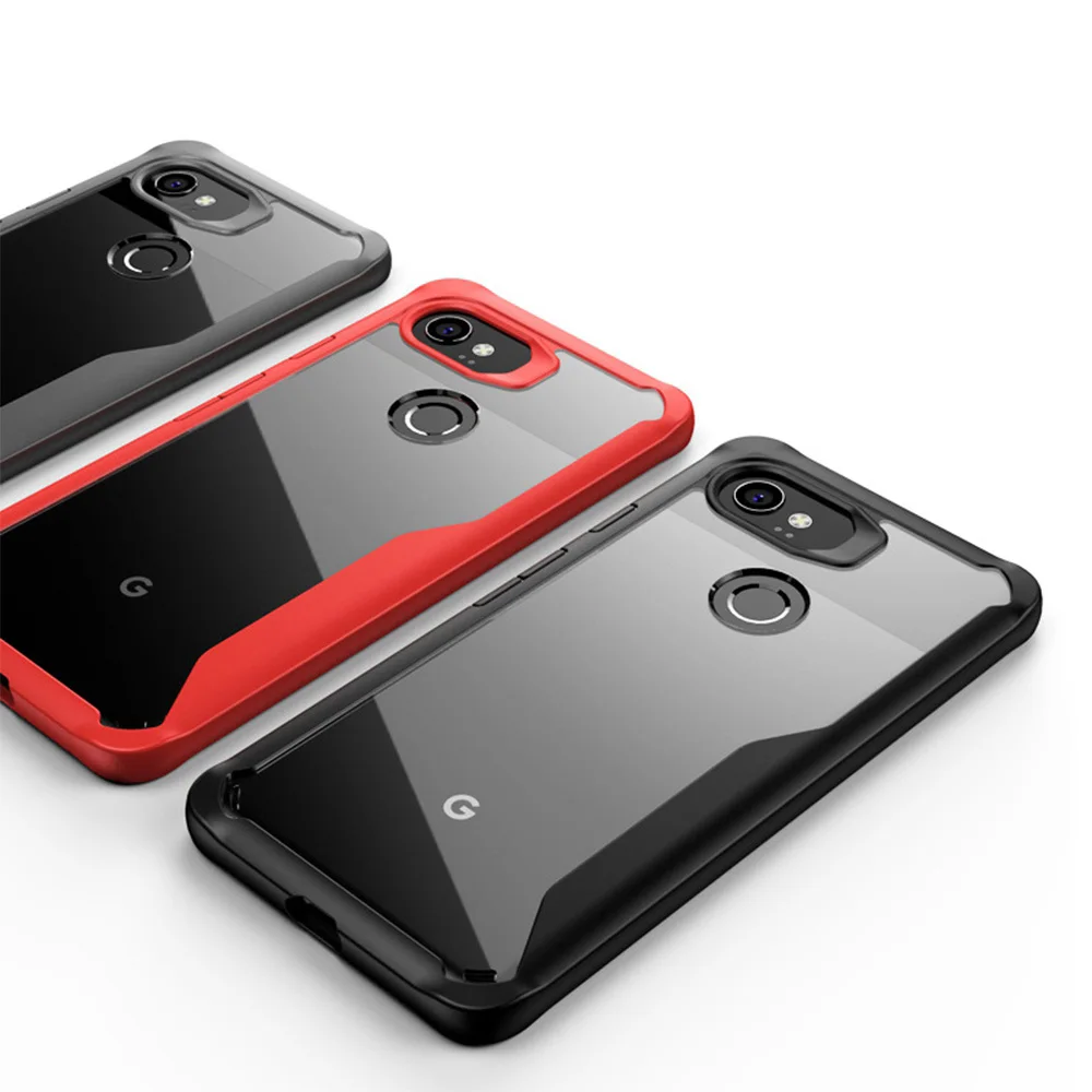 Прозрачный силиконовый армированный чехол для Google Pixel 4A 4 4XL 3 3XL Lite прозрачный