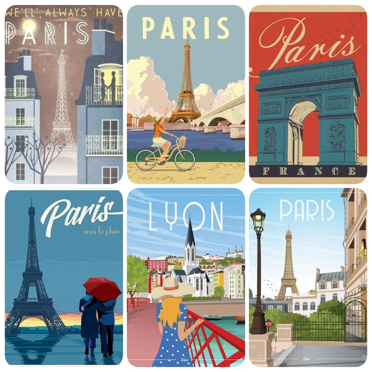 DIY 5D Diamond Painting Cartoon Famous French Attractions Poster Diamond Embroidery Full Diamond Mosaic Wall Decor Gift
DIY 5D Diamond Painting Cartoon Famous French Attractions Poster Diamond Embroidery Full Diamond Mosaic Wall Decor Gift