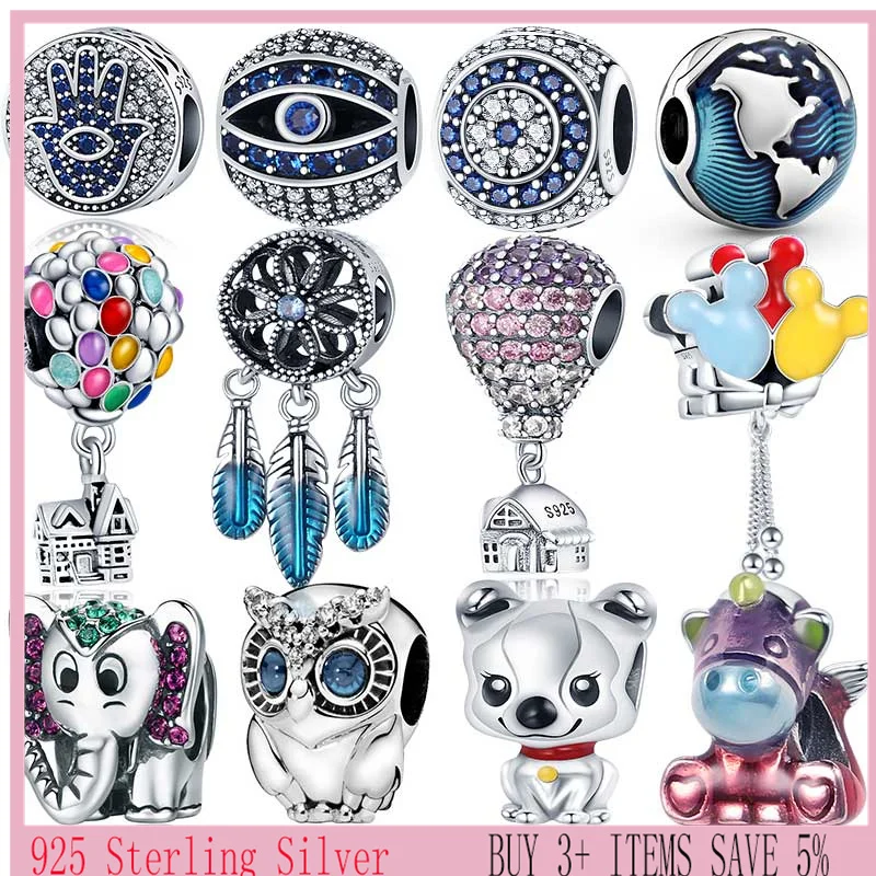 Prata charm 925 silver fits original pandora bracelet hot air balloon starry sky charm bead women 925 silver pendant diy jewelry
Prata charm 925 silver fits original pandora bracelet hot air balloon starry sky charm bead women 925 silver pendant diy jewelry