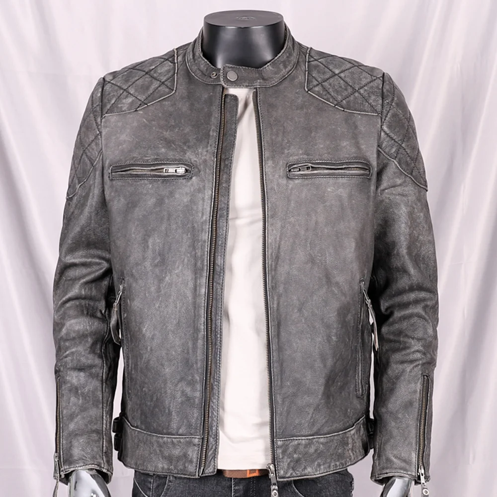 Name Brand Star Winter Man's Coats Genuine Leather Motorcycle Jackets For Men Plus Size Luxury Fashion Male Cow Leather Overcoat
Name Brand Star Winter Man's Coats Genuine Leather Motorcycle Jackets For Men Plus Size Luxury Fashion Male Cow Leather Overcoat