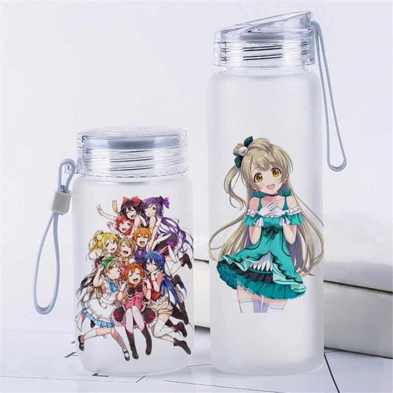 1 шт. новый аниме LoveLive! Портативная стеклянная бутылка для воды kotory Minami дорожная