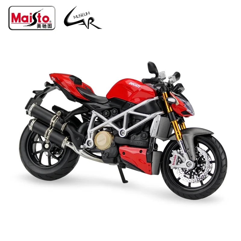 Maisto 1:12 DUCATI Streetfighter S Model Car Simulation Alloy Motorcycle Metal Toy Car Children's Toy Gift Collection
Maisto 1:12 DUCATI Streetfighter S Model Car Simulation Alloy Motorcycle Metal Toy Car Children's Toy Gift Collection