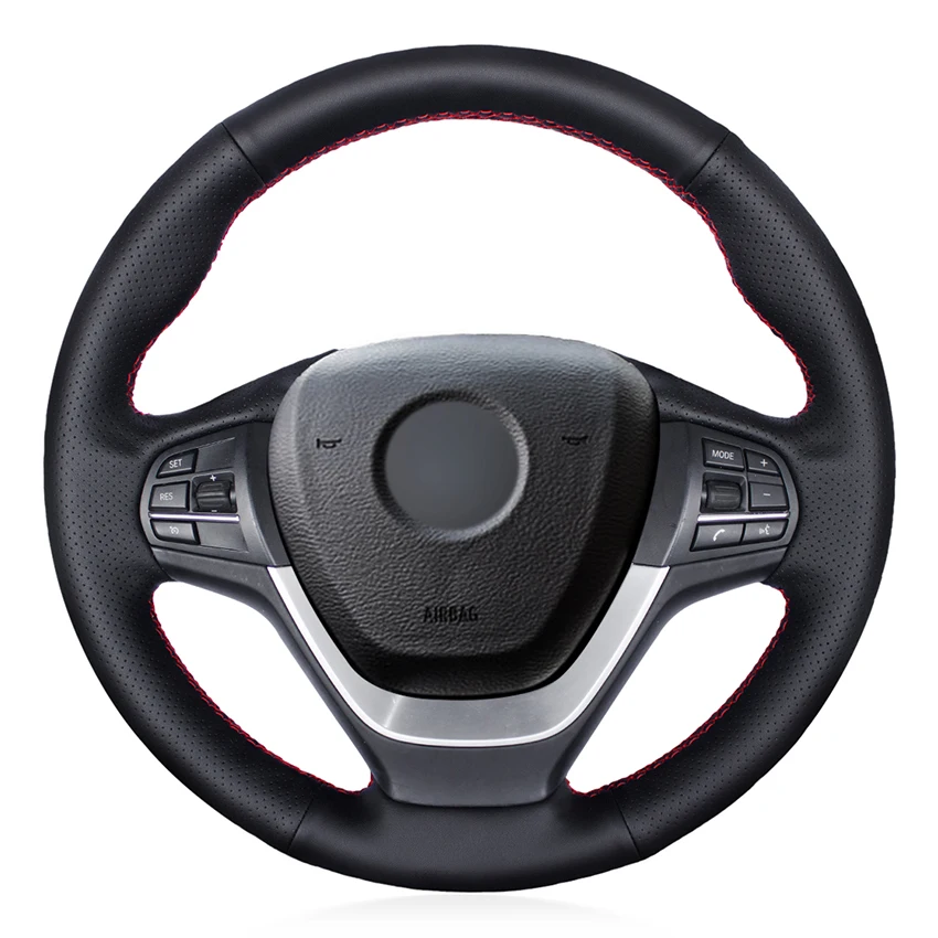 DIY Car Accessories Black Genuine Leather Steering Wheel Cover for BMW F25 X3 2011 2012 2013-2015 F26 X4 2014 2015 2016
DIY Car Accessories Black Genuine Leather Steering Wheel Cover for BMW F25 X3 2011 2012 2013-2015 F26 X4 2014 2015 2016