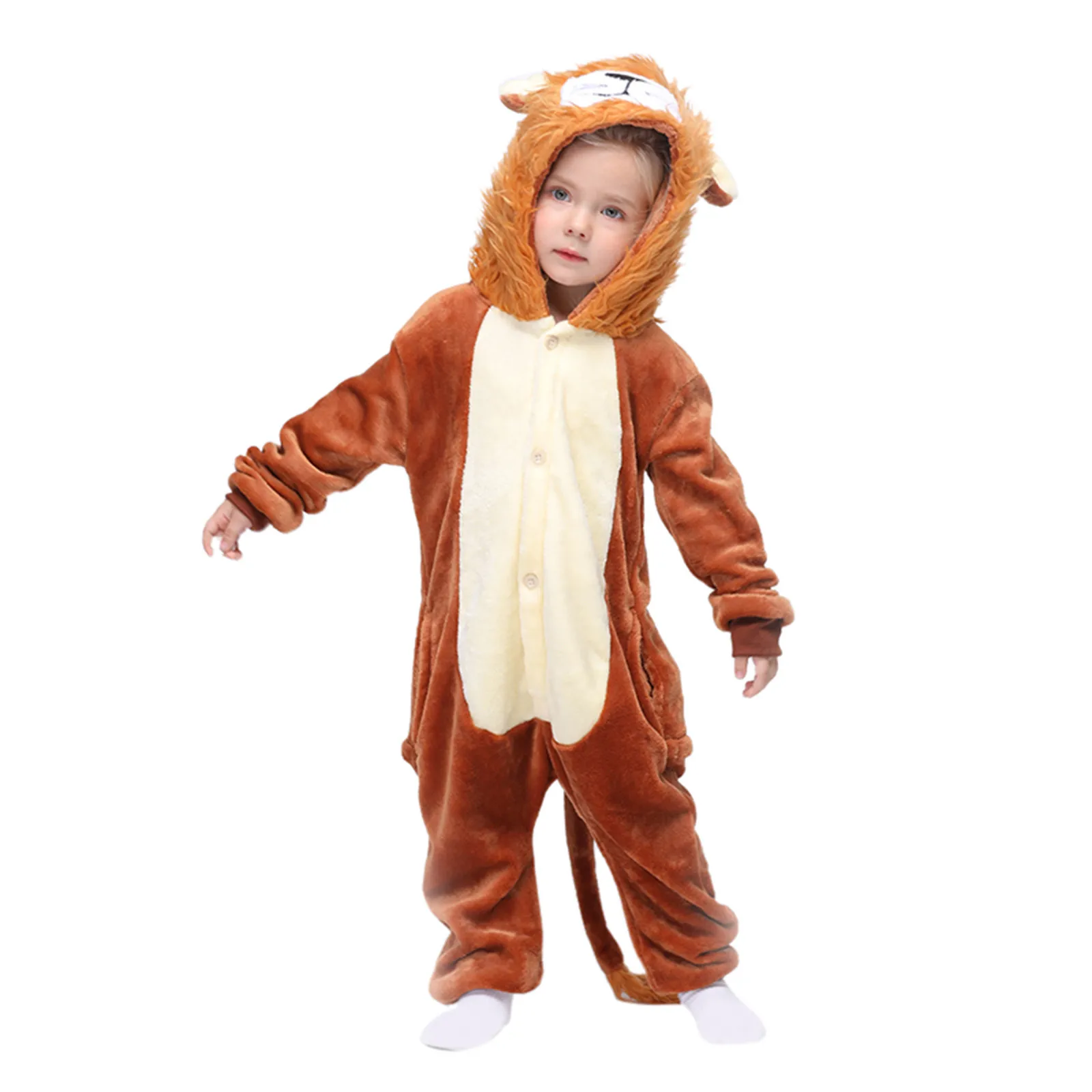 Cartoon Flannel Kigurumi Baby Rompers Baby Boys Girls Clothes Jumpsuit For Kids Infant Stitch Costumes Lion Sleepwear Cosplay
Cartoon Flannel Kigurumi Baby Rompers Baby Boys Girls Clothes Jumpsuit For Kids Infant Stitch Costumes Lion Sleepwear Cosplay