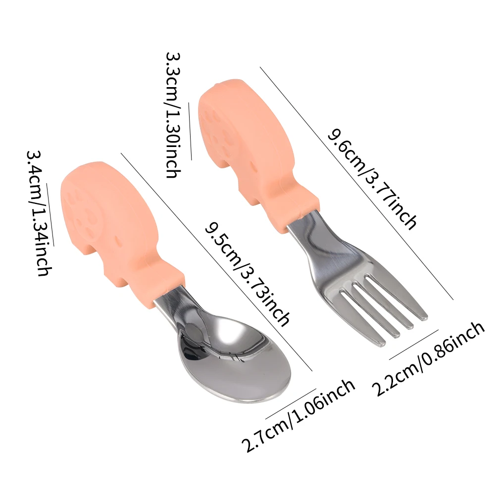 Baby Gadgets Tableware Set Children Utensil Stainless Steel Toddler Dinnerware Cutlery Cartoon Infant Food Feeding Spoon Fork
Baby Gadgets Tableware Set Children Utensil Stainless Steel Toddler Dinnerware Cutlery Cartoon Infant Food Feeding Spoon Fork
