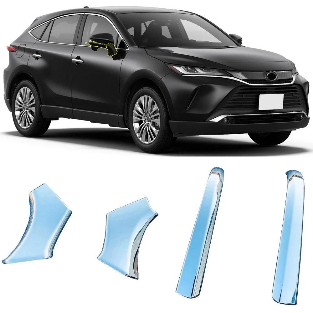 For Toyota Harrier Venza XU80 2020 2021 2022 ABS Exterior Rear View Side Mirror Cover Chrome Trim Strip 4pcs
For Toyota Harrier Venza XU80 2020 2021 2022 ABS Exterior Rear View Side Mirror Cover Chrome Trim Strip 4pcs