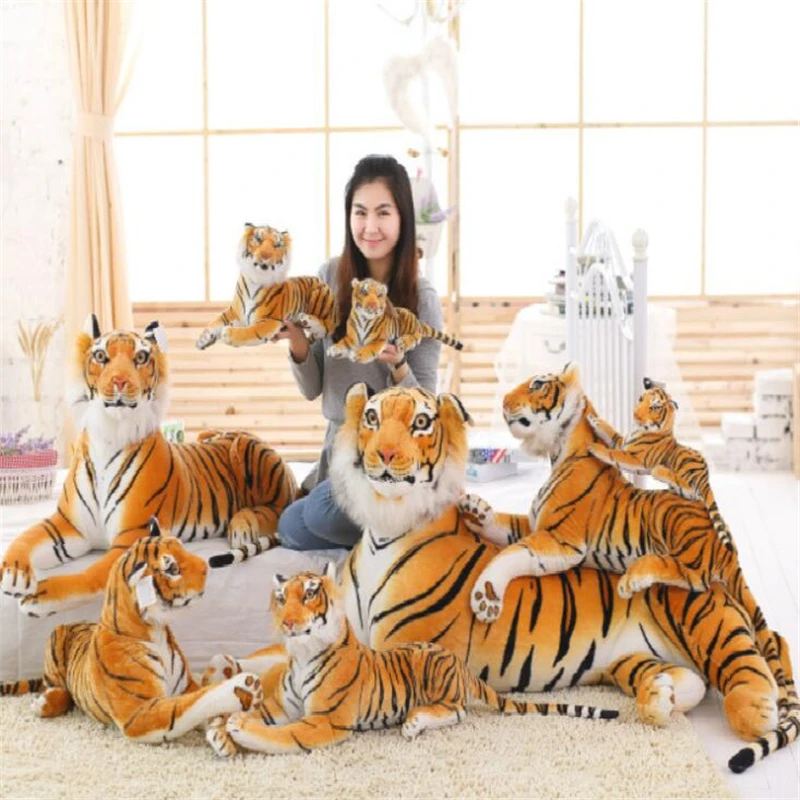 30-120 cm Tiger Leopard Plush Toys Soft Wild Animals Simulation White Jaguar Doll Children Kids Birthday Gifts 
30-120 cm Tiger Leopard Plush Toys Soft Wild Animals Simulation White Jaguar Doll Children Kids Birthday Gifts