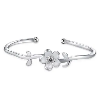 Zircon Inlaid Flower Bracelet Korean Version Fresh Mori Pink Cherry Blossom Bracelet As A Gift for Mom and Girlfriend Q4003
Zircon Inlaid Flower Bracelet Korean Version Fresh Mori Pink Cherry Blossom Bracelet As A Gift for Mom and Girlfriend Q4003