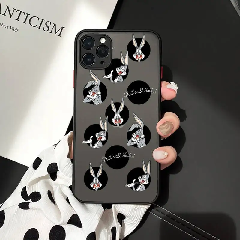 Funny Cartoon Bugs Bunny Phone Cases matte transparent For iphone 7 8 11 12 plus mini x xs xr pro max cover
Funny Cartoon Bugs Bunny Phone Cases matte transparent For iphone 7 8 11 12 plus mini x xs xr pro max cover
