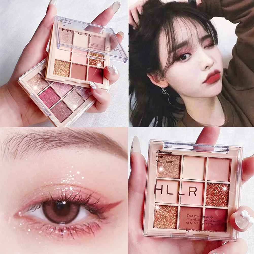 9 Color Pressed Matte Glitter Eyeshadow Palette Waterproof Long-lasting Eyeshadow Pigment Diamond Shimmer Nude Shiny Makeup
9 Color Pressed Matte Glitter Eyeshadow Palette Waterproof Long-lasting Eyeshadow Pigment Diamond Shimmer Nude Shiny Makeup