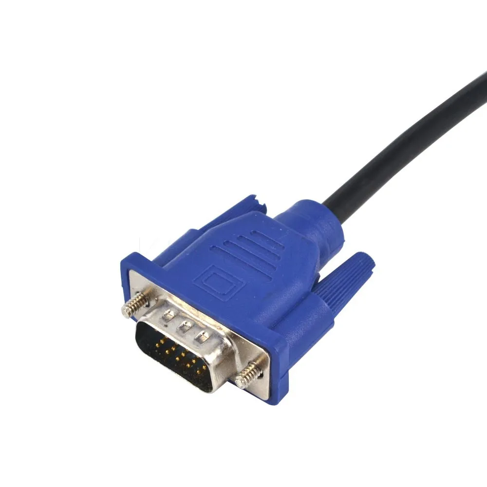 1.3M VGA to VGA Cable 15 Pin Male to Male Extension Converter Connector For Computer Monitor Projector PC TV Adapter
1.3M VGA to VGA Cable 15 Pin Male to Male Extension Converter Connector For Computer Monitor Projector PC TV Adapter