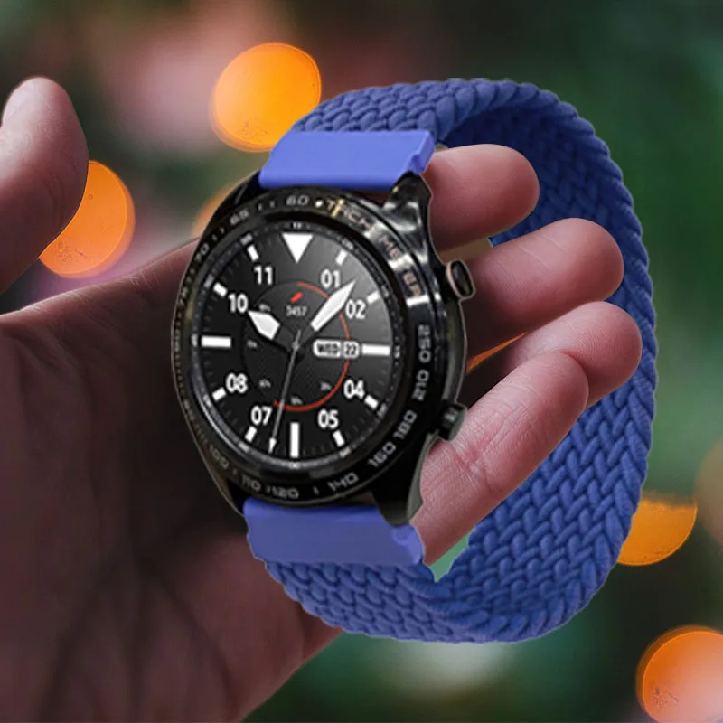 38mm 40mm Elastic Nylon Braided Solo Loop for Samsung Galaxy Watch 3 Universal Adjustable Watch Strap for Huawei GT2 Wristband
38mm 40mm Elastic Nylon Braided Solo Loop for Samsung Galaxy Watch 3 Universal Adjustable Watch Strap for Huawei GT2 Wristband