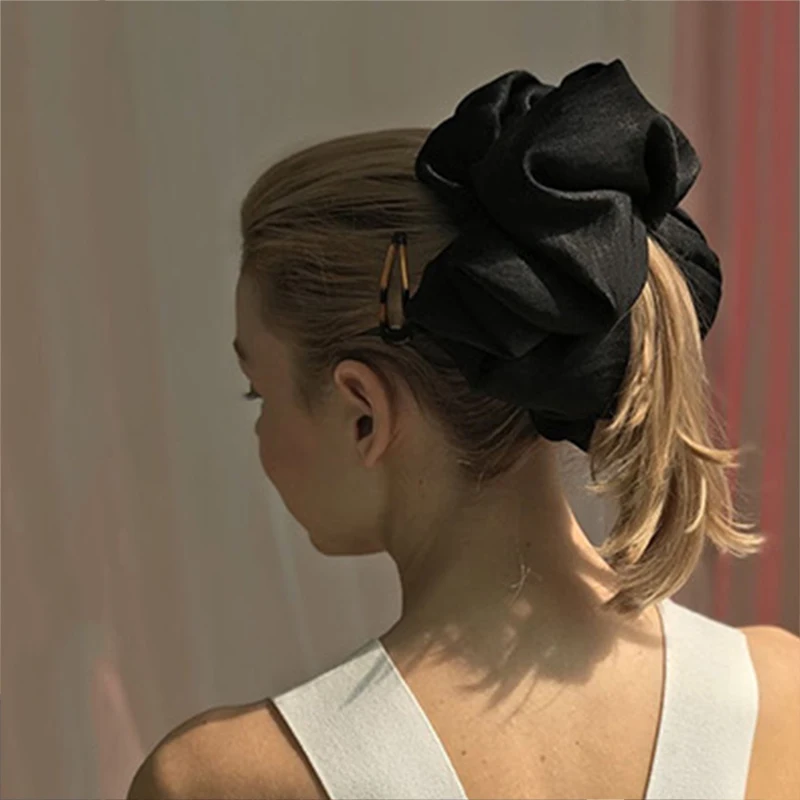 Big Rubber Hair Ties Elastic Hair Bands Girs Ponytail Holder Smooth Satin Scrunchie Oversized Scrunchies Women Hair Accessories
Big Rubber Hair Ties Elastic Hair Bands Girs Ponytail Holder Smooth Satin Scrunchie Oversized Scrunchies Women Hair Accessories
