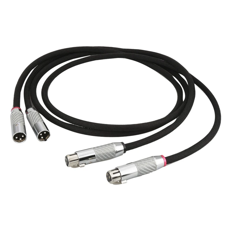 FULL-2Pcs Hi-End HIFI Silver-Plated 2 Core XLR OFC PCOCC Female XLR to Male XLR RCA Jack Audio Cables Wire Line
FULL-2Pcs Hi-End HIFI Silver-Plated 2 Core XLR OFC PCOCC Female XLR to Male XLR RCA Jack Audio Cables Wire Line