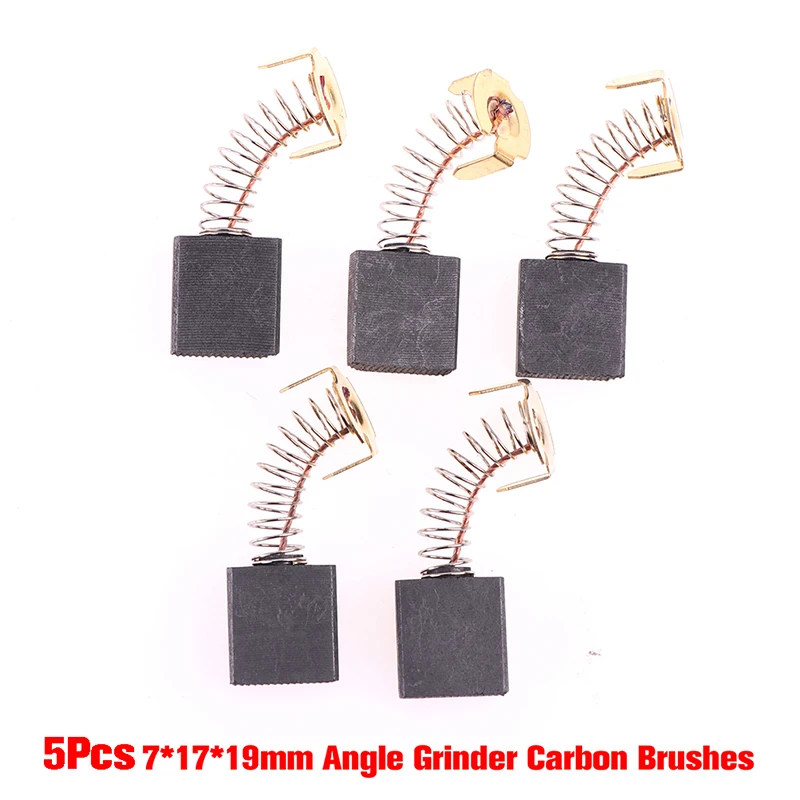 5Pcs Angle Grinder Carbon Brushes 7*17*19mm Power Tool Electric Motor Spare Part Electric Grinder Replacement
5Pcs Angle Grinder Carbon Brushes 7*17*19mm Power Tool Electric Motor Spare Part Electric Grinder Replacement