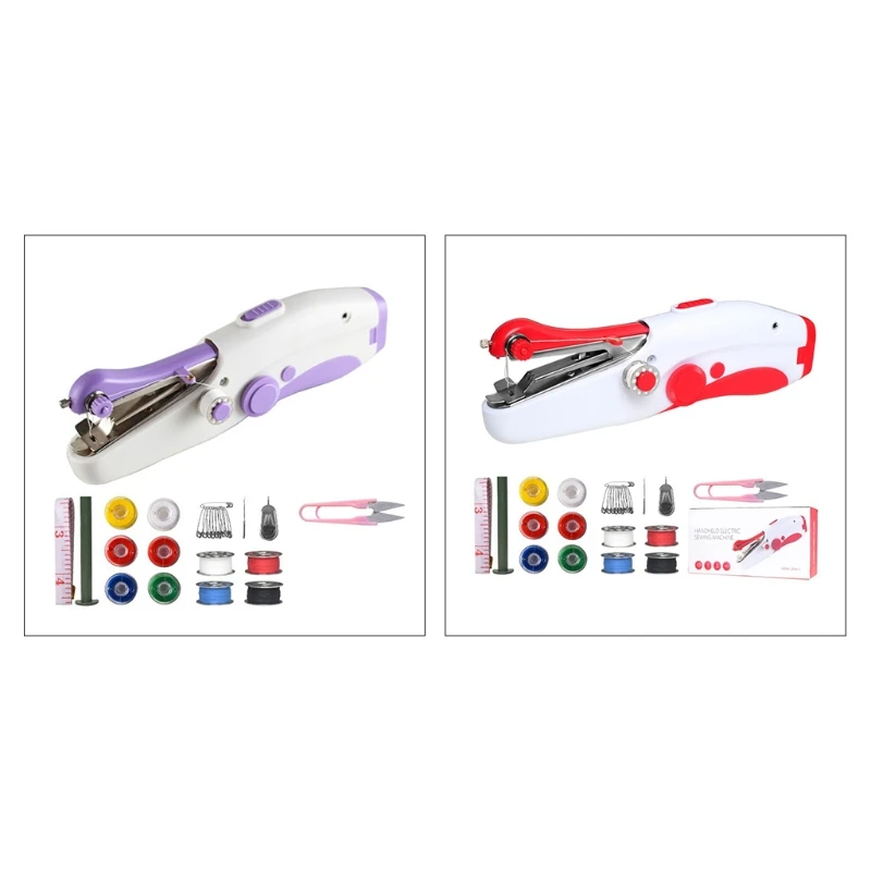 68UE Creative Small Hand Sewing Machine Portable Electric Double Needles Sewing Machine Multifunctional Travel Sewing Tools
68UE Creative Small Hand Sewing Machine Portable Electric Double Needles Sewing Machine Multifunctional Travel Sewing Tools