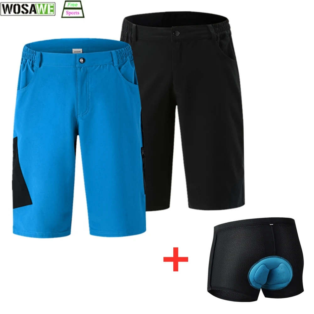 WOSAWE Men Breathable Cycling Shorts Padded Cycling Underwear Multi-Pocket Mountain Bike Loose Outdoor Downhill Shorts
WOSAWE Men Breathable Cycling Shorts Padded Cycling Underwear Multi-Pocket Mountain Bike Loose Outdoor Downhill Shorts