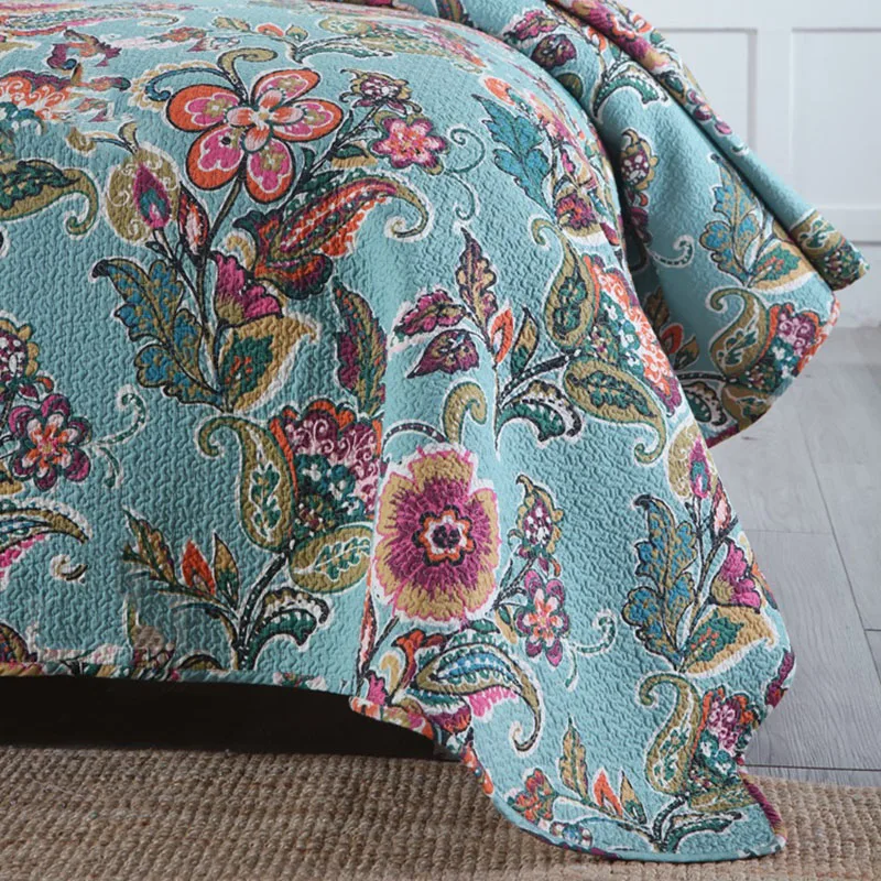 CHAUSUB Cotton Bedspreads Print Quilt Set 3pcs Quilts Bed Cover Pillowcase King Queen Size Coverlet Quilted Blanket On Bed
CHAUSUB Cotton Bedspreads Print Quilt Set 3pcs Quilts Bed Cover Pillowcase King Queen Size Coverlet Quilted Blanket On Bed
