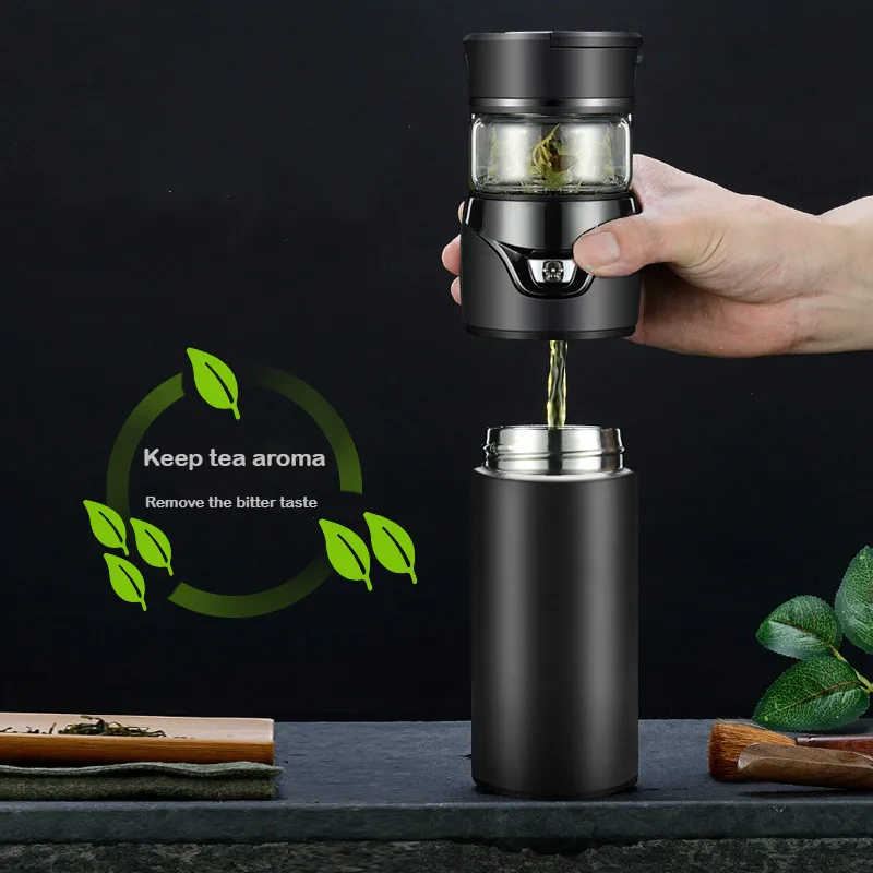 Portable Glass Insulated Cup Stainless Steel Tumbler Tea Filter Double Wall Tea Infuser Insulated Coffee Mug Thermos Bottle
Portable Glass Insulated Cup Stainless Steel Tumbler Tea Filter Double Wall Tea Infuser Insulated Coffee Mug Thermos Bottle