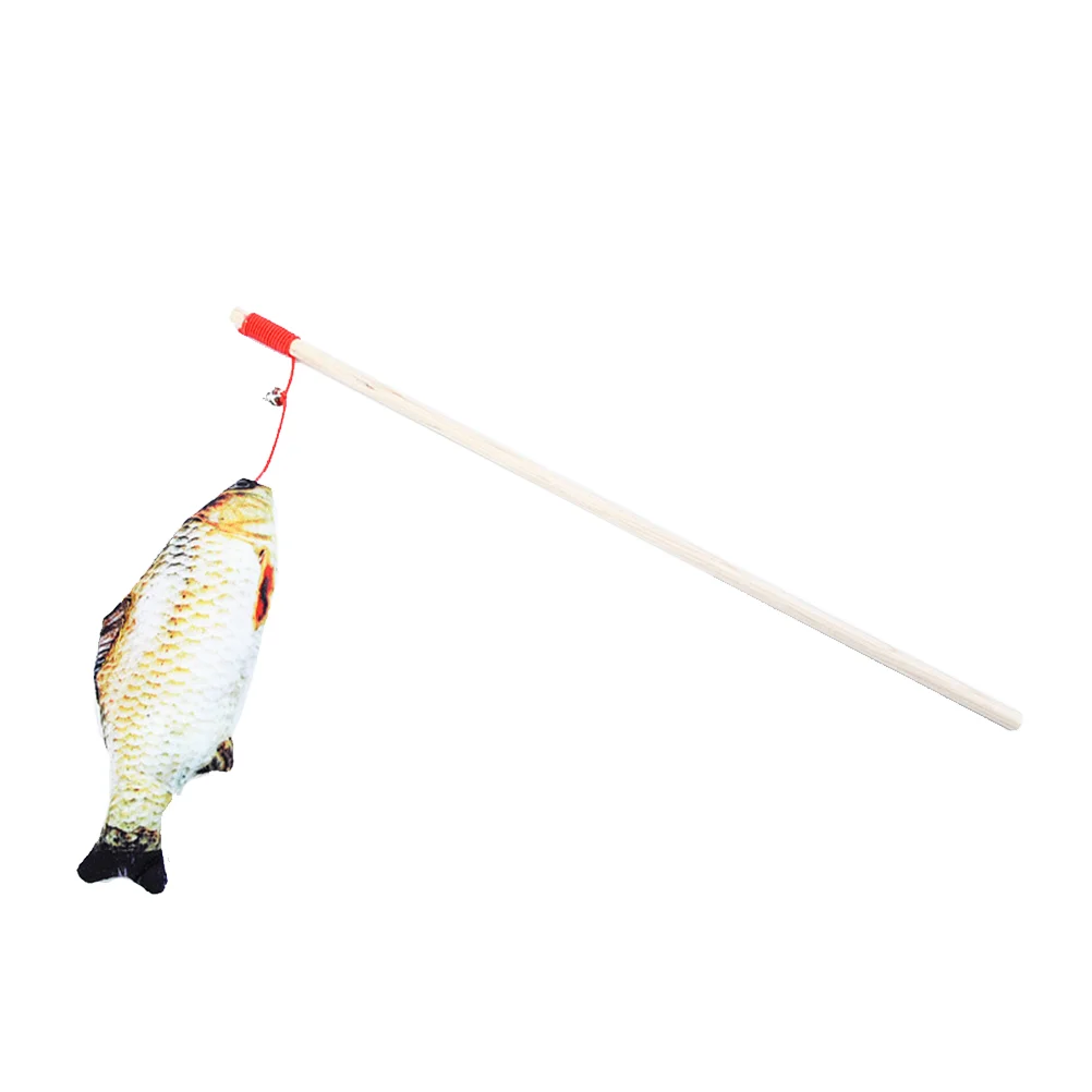Artificial Fish Pet Funny Stick Bell Toys Teaser Training Wand Stick for Cats (Crucian Carp)
Artificial Fish Pet Funny Stick Bell Toys Teaser Training Wand Stick for Cats (Crucian Carp)