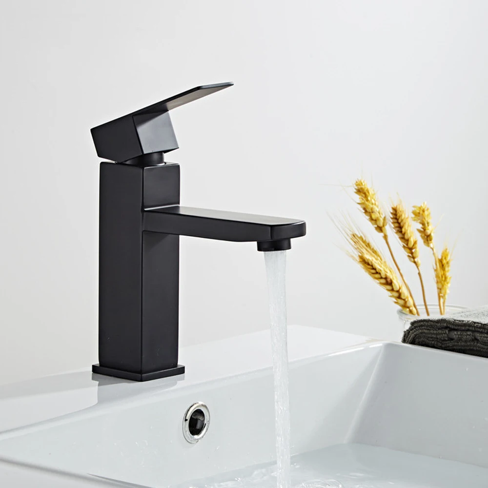 Square Paint Sink Faucet Set Washbasin Faucet Bathroom Basin Faucets Hot Cold Mixer Tap Single Hole Kitchen Items
Square Paint Sink Faucet Set Washbasin Faucet Bathroom Basin Faucets Hot Cold Mixer Tap Single Hole Kitchen Items