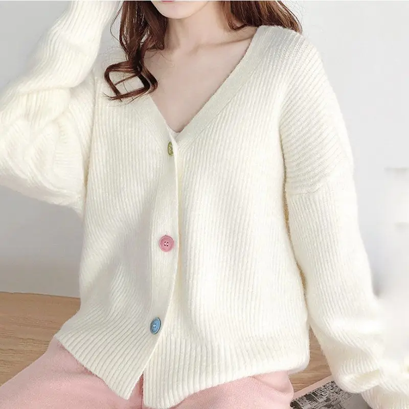autumn winter women sweater knitted thick solid color jacket full sleeves cardigan
autumn winter women sweater knitted thick solid color jacket full sleeves cardigan
