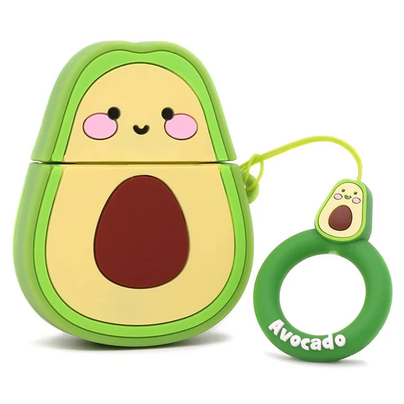 Funny Cartoon 3D Avocado Earphone Case for Apple Airpods 1 2 3 Pro Cute Silicone Wireless Bluetooth Headphones Cover for Airpods
Funny Cartoon 3D Avocado Earphone Case for Apple Airpods 1 2 3 Pro Cute Silicone Wireless Bluetooth Headphones Cover for Airpods