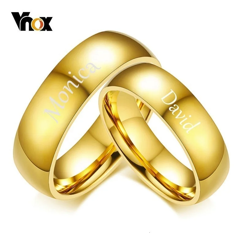 Обручальные кольца Vnox из нержавеющей стали, свадебные, кольца для мужчин и женщин золота
Обручальные кольца Vnox из нержавеющей стали, свадебные, кольца для мужчин и женщин золота