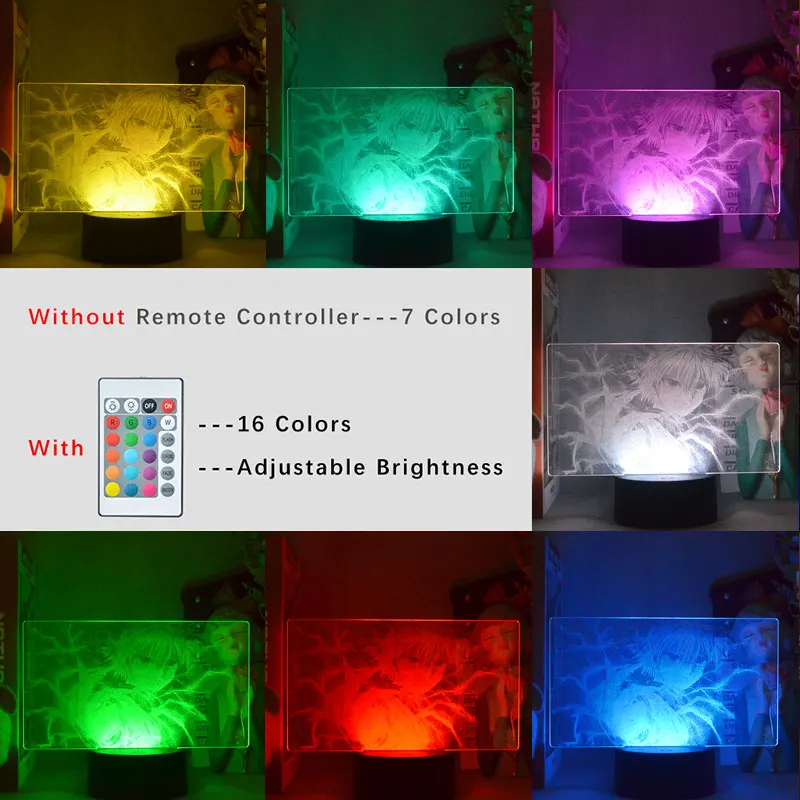 Anime HUNTER HUNTER Killua Zoldyck 3D Picture Lamp Atmosphere Lamp Remote Control Night Lights Bedroom Decor Anime Table Lamp
Anime HUNTER HUNTER Killua Zoldyck 3D Picture Lamp Atmosphere Lamp Remote Control Night Lights Bedroom Decor Anime Table Lamp