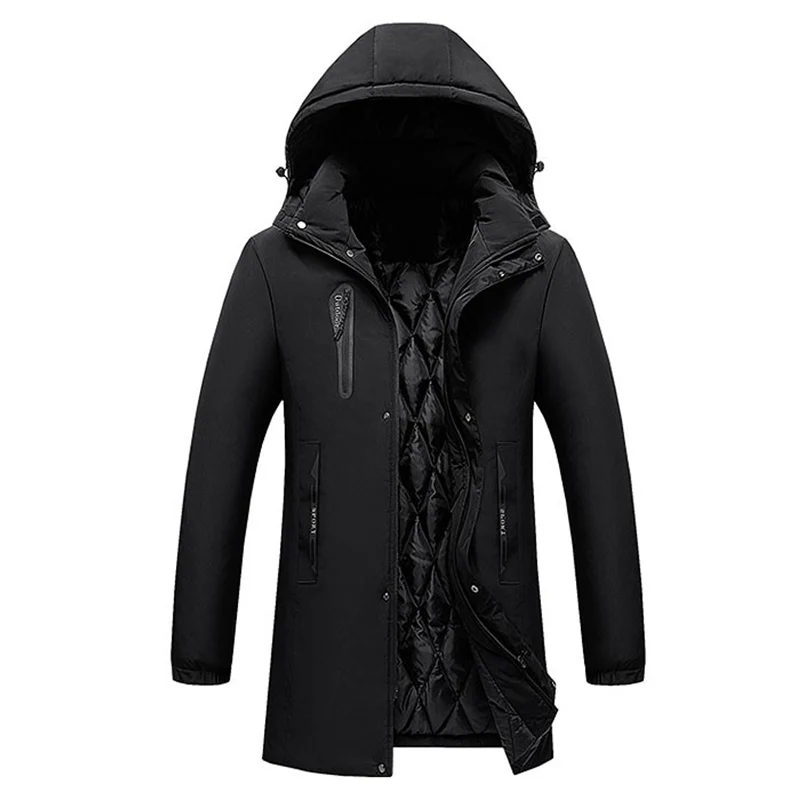 Winter Jackets Men Parka Casual Mid Long Thick Winter Coat Men Solid Hooded Parka Male Clothes Overcoat Outerwear Men
Winter Jackets Men Parka Casual Mid Long Thick Winter Coat Men Solid Hooded Parka Male Clothes Overcoat Outerwear Men