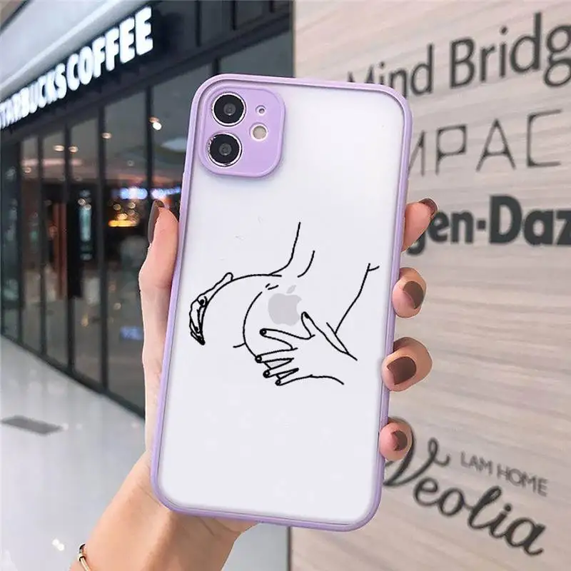 Minimalist Line Sexy Couple Phone Case Matte Transparent for iPhone 7 8 11 12 s mini pro X XS XR MAX Plus cover funda
Minimalist Line Sexy Couple Phone Case Matte Transparent for iPhone 7 8 11 12 s mini pro X XS XR MAX Plus cover funda