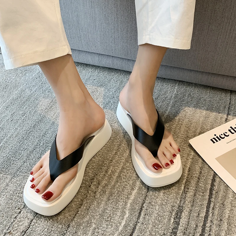 Termainoov Women Slippers Wedges Casual Vacation Beach Shoes Flip Flops Zapatos Mujer Slidders Platform Flip Flops
Termainoov Women Slippers Wedges Casual Vacation Beach Shoes Flip Flops Zapatos Mujer Slidders Platform Flip Flops