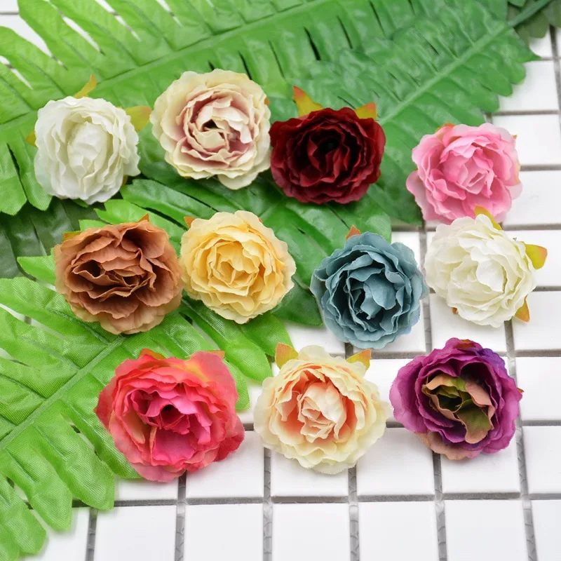 100 Pieces 3.5cm Peony Flower Head Silk Artificial Flowers For Wedding Decoration DIY Decorative Wreath Fake Flowers
100 Pieces 3.5cm Peony Flower Head Silk Artificial Flowers For Wedding Decoration DIY Decorative Wreath Fake Flowers