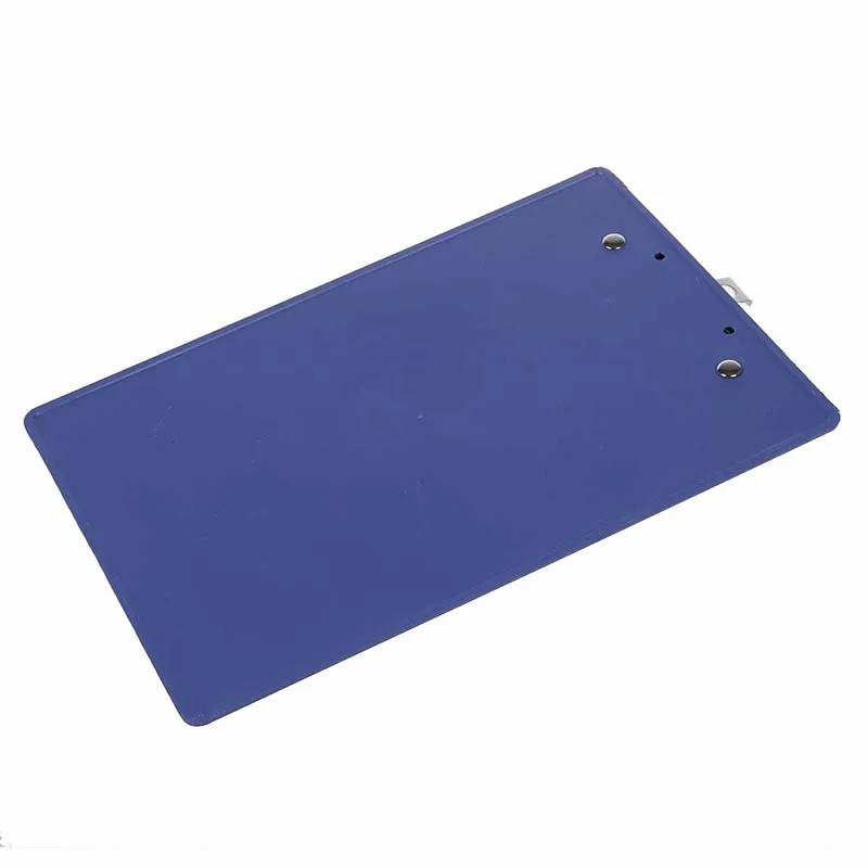 Pad Clip Holder Folder Plastic Clipboard Blue Purple for paper A5 
Pad Clip Holder Folder Plastic Clipboard Blue Purple for paper A5