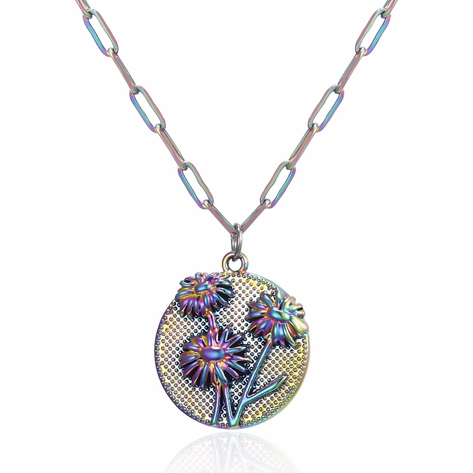 DoreenBeads Fashion Birth Month Flower Necklace Multicolor Round Flower Pendants Chains Women Party Jewelry 46cm long, 1Piece
DoreenBeads Fashion Birth Month Flower Necklace Multicolor Round Flower Pendants Chains Women Party Jewelry 46cm long, 1Piece
