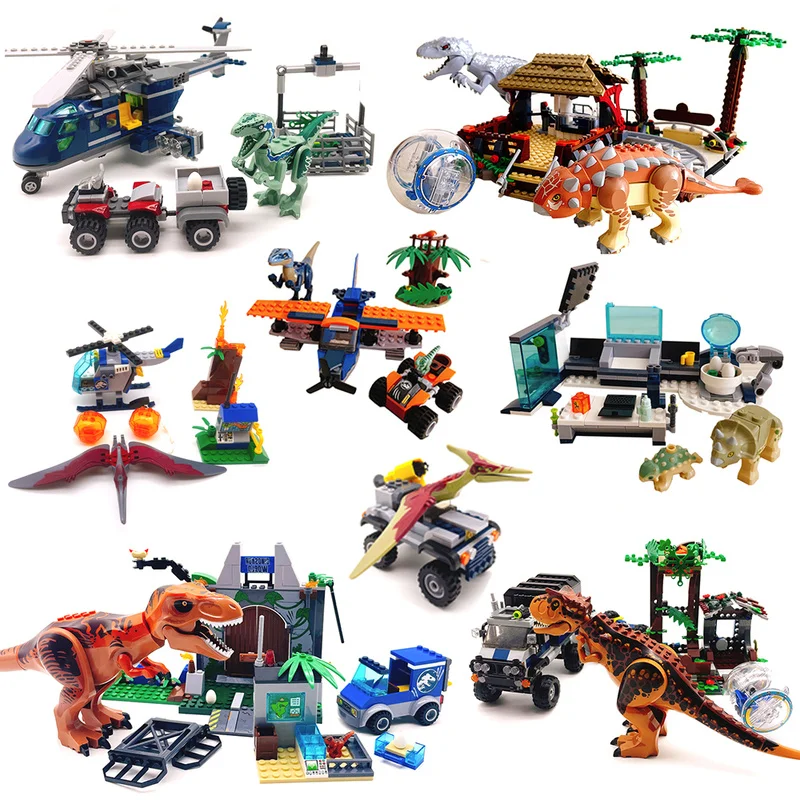 New Jurassic World Dinosaur Set with 10920 10925 10926 11580 Model Building Blocks Bricks Non-remote Control Building Block Toys
New Jurassic World Dinosaur Set with 10920 10925 10926 11580 Model Building Blocks Bricks Non-remote Control Building Block Toys