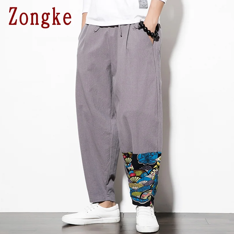 Zongke Cotton Linen Casual Pants Men Clothing Japanese Fashion Sweatpants Men Korean Fashion Mens Pants M-5XL 2021 New Arrival
Zongke Cotton Linen Casual Pants Men Clothing Japanese Fashion Sweatpants Men Korean Fashion Mens Pants M-5XL 2021 New Arrival
