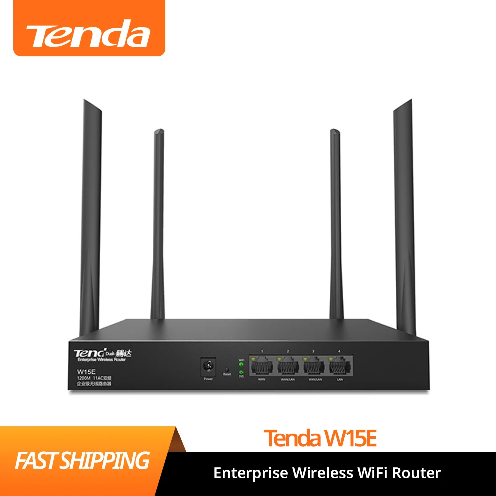 Tenda новый W15E беспроводной WiFi маршрутизатор 2,4G/5 GHz Wi-Fi ретранслятор Qualcomm высокий чипсет для офиса/кафе/большого дома/отеля
Tenda новый W15E беспроводной WiFi маршрутизатор 2,4G/5 GHz Wi-Fi ретранслятор Qualcomm высокий чипсет для офиса/кафе/большого дома/отеля