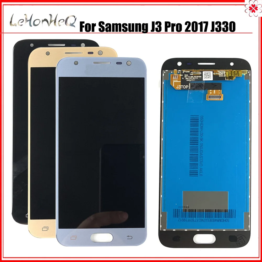 Оригинальный ЖК-дисплей Super AMOLED для Samsung Galaxy J3 2017 J330 J330F J330G, ЖК-дисплей с сенсорным экраном и дигитайзером в сборе
Оригинальный ЖК-дисплей Super AMOLED для Samsung Galaxy J3 2017 J330 J330F J330G, ЖК-дисплей с сенсорным экраном и дигитайзером в сборе