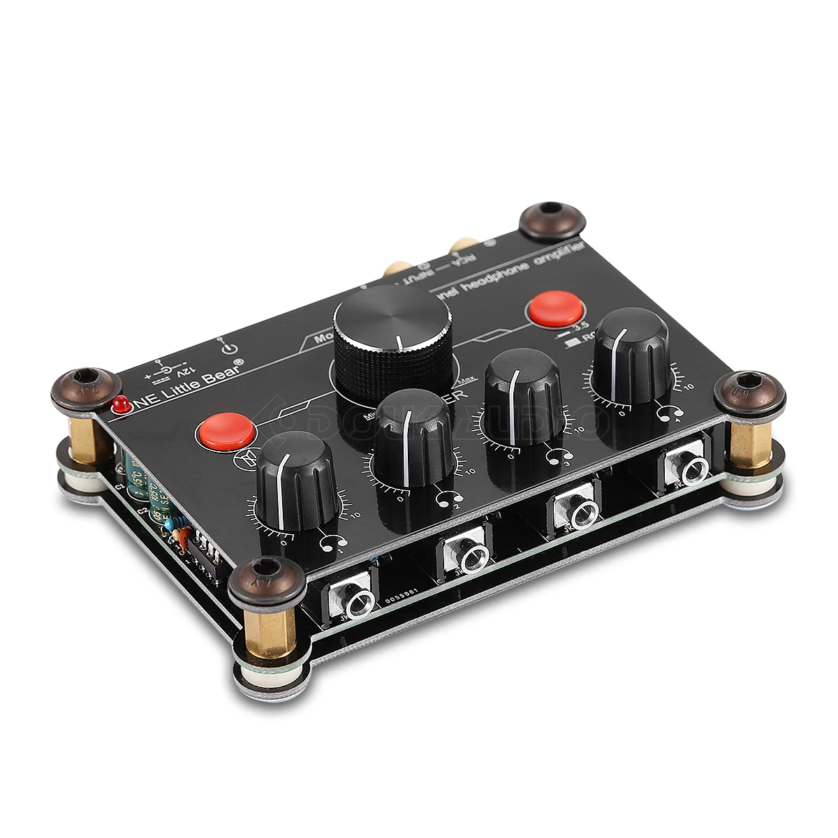 P14 Mini Ultra-Compact 4-Channel Stereo Headphone Amp Studiophile Amplifier 4 way independent volume control knob
P14 Mini Ultra-Compact 4-Channel Stereo Headphone Amp Studiophile Amplifier 4 way independent volume control knob
