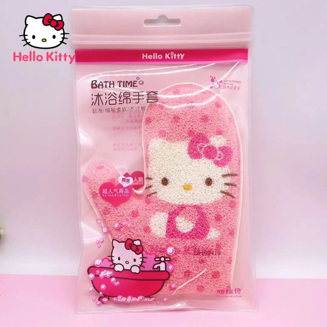 TAKARA TOMY Fashion cartoon Hello Kitty bathing gloves rubbing mud does not hurt the skin exfoliating artifact bathing gloves
TAKARA TOMY Fashion cartoon Hello Kitty bathing gloves rubbing mud does not hurt the skin exfoliating artifact bathing gloves