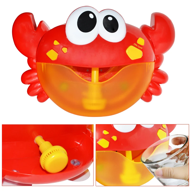 Children Kids Bubble Crabs Baby Bath Toy Funny Toddler Bath Bubble Maker Pool Swimming Bathtub Soap Machine Bathroom Toys
Children Kids Bubble Crabs Baby Bath Toy Funny Toddler Bath Bubble Maker Pool Swimming Bathtub Soap Machine Bathroom Toys