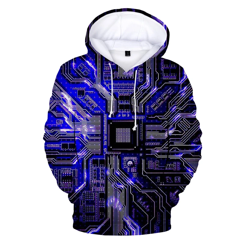 IT male electronic chip 3D printing men's hoodie sweatshirt Harajuku style hip-hop unisex plus size 4XL
IT male electronic chip 3D printing men's hoodie sweatshirt Harajuku style hip-hop unisex plus size 4XL