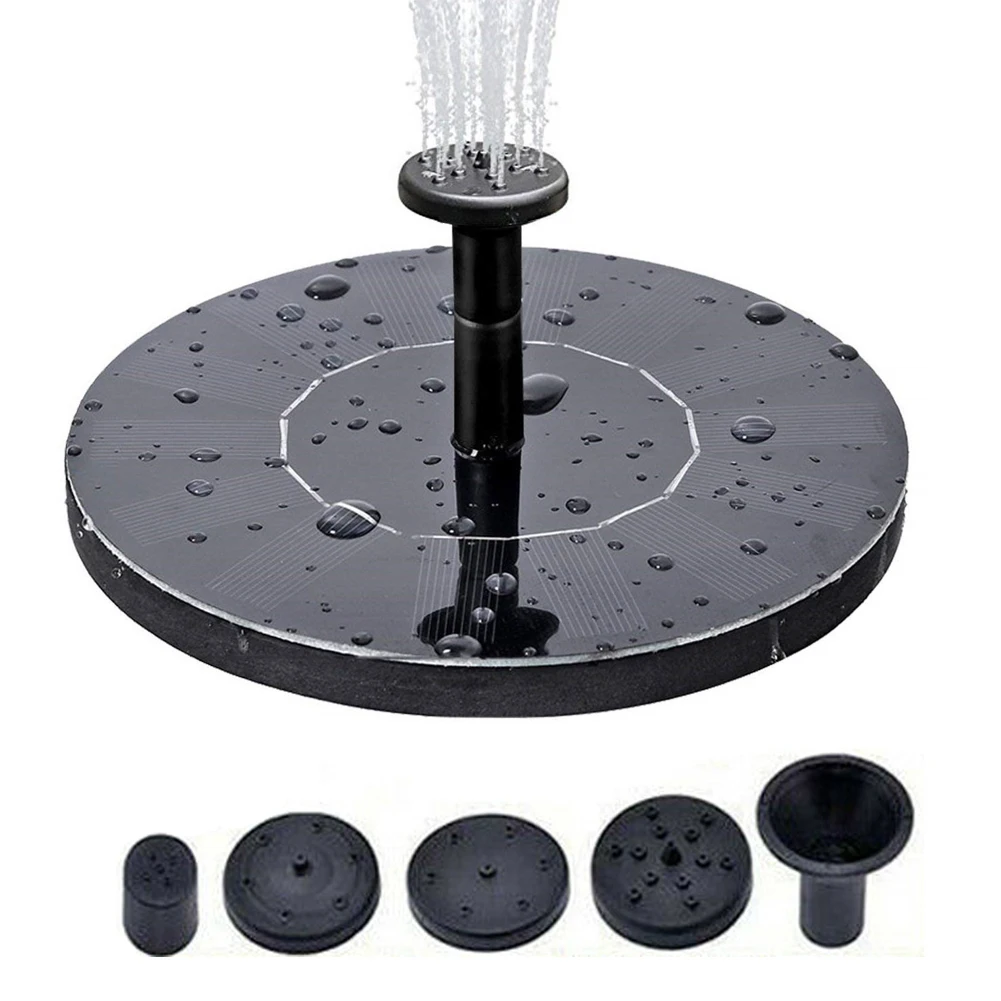5.3" Solar Water Fountain With Attachments And 4 Different Sprinkle Heads Garden Pool Pond Outdoor Floating Garden Pool Outdoor
5.3" Solar Water Fountain With Attachments And 4 Different Sprinkle Heads Garden Pool Pond Outdoor Floating Garden Pool Outdoor