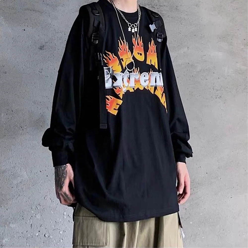 Hillbilly Hip Hop Extreme Flame Letters Print Kpop Harajuku Pullover Oversized Ins Fashion Streetwear Unisex Vintage Sweatshirt
Hillbilly Hip Hop Extreme Flame Letters Print Kpop Harajuku Pullover Oversized Ins Fashion Streetwear Unisex Vintage Sweatshirt