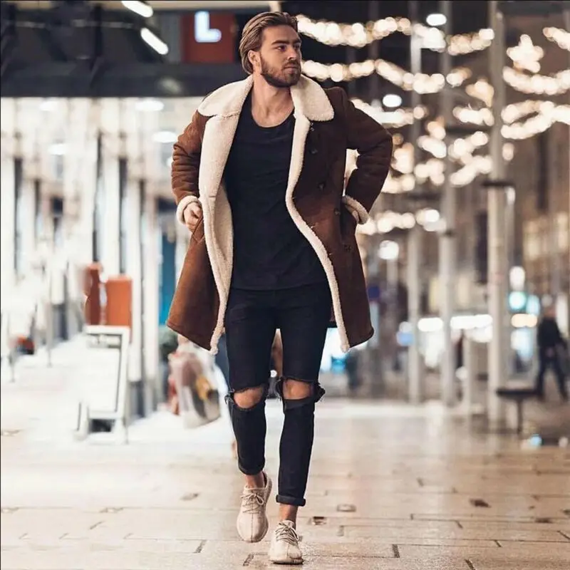 Meihuida Winter Men Casual Faux Fur Lapel warm puffy Jacket Warm Coat Long Thicken Parka Lot Fashion British Style Overcoat
Meihuida Winter Men Casual Faux Fur Lapel warm puffy Jacket Warm Coat Long Thicken Parka Lot Fashion British Style Overcoat