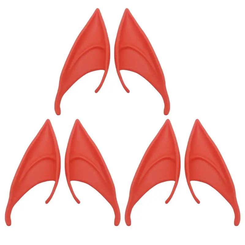 Y166 1/3/12 Pair Latex Elf Ears Pointed Cosplay Mask Accessories Halloween Masquerade Party Anime Fairy Costumes Red Green White
Y166 1/3/12 Pair Latex Elf Ears Pointed Cosplay Mask Accessories Halloween Masquerade Party Anime Fairy Costumes Red Green White